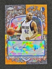 2025-26 Topps Chrome Sapphire Signature Style Jerry Stackhouse #SS-JSH card