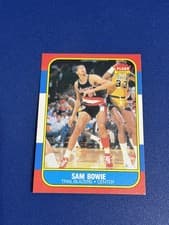 Sam Bowie 1986 Fleer card