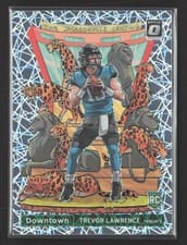 Trevor Lawrence 2021 Panini Donruss Optic Downtown card