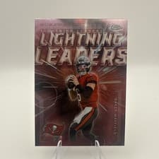 2025 Topps Chrome Lightning Leaders Baker Mayfield #LL-3 card