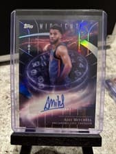 2025-26 Topps Midnight Stroke of Midnight Autographs Ajay Mitchell #SM-AM card