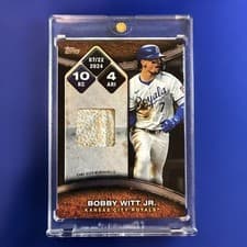 2025 Topps Rounding the Bases Relics Bobby Witt Jr. #RTB-BWJ card