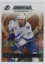 2025-26 Upper Deck Credentials Acetate Ticket Access Victor Hedman #TA-VH card