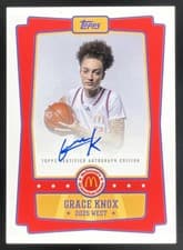 2025 Topps Chrome McDonald's All American Event Autographs Grace Knox #EA-GK card