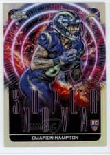 2025 Topps Cosmic Chrome Supernova Omarion Hampton #SPN-5 card
