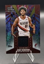 2025-26 Topps Woven Wonders Relics Scoot Henderson #WW-SH card