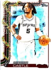 2025-26 Topps Holiday SSP Photo Variations Stephon Castle #SSV-SA card
