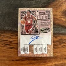 Derrion Reid 2024-25 Bowman University Chrome Final Exam Autographs card