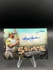 2025 Stadium Club Savage Sluggers Autographs Reggie Jackson #SS-RJ card