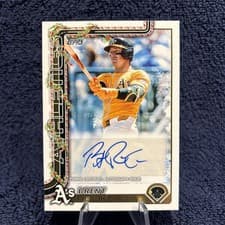 2025 Topps Holiday Autographs Brent Rooker #PA-BRO card
