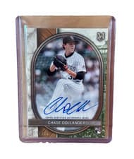 2025 Topps Museum Collection Archival Autographs Chase Dollander #AA-DOL card
