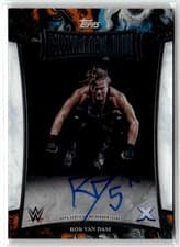 2025 Topps Exalted WWE Wrestling Elevated Ink Rob VAN Dam #ELI-RVD card