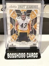 Troy Polamalu 2024 Panini Absolute Draft Diamonds Jersey card