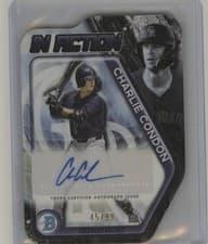 2025 Bowman Draft Bowman in Action Autographs Charlie Condon #BIA-CC card