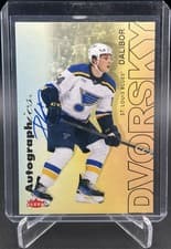 2025-26 Flair Autographics Dalibor Dvorsky #A-DD card