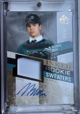 2025-26 SP Game Used Inked Rookie Sweaters Michael Misa #IRS-MM card