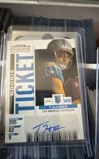 Tre Harris 2025 Panini Select Contenders Rookie Ticket RPS card