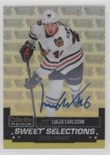 Lucas Carlsson 2021 O-Pee-Chee Platinum 2020 Update Sweet Selections Rainbow Autograph card