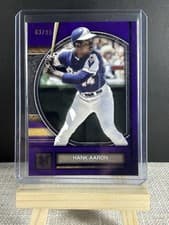 2025 Topps Museum Collection Base Set Hank Aaron #4 card