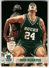 Dan Schayes 1993-94 Hoops Base Set card