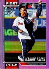 2026 Topps First Pitch Autographs Mannie Fresh #FP-9 card