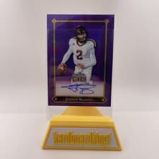 2025 Leaf Metal 92 Autographs Johnny Manziel #92L-JM2 card
