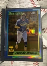 2025 Topps Chrome 1990 Topps Baseball Jackson Chourio #90CB-9 card