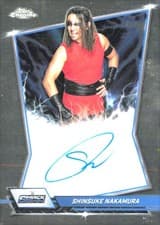 2026 Topps Chrome WWE Blue Brand Autographs Shinsuke Nakamura #BBA-SHI card