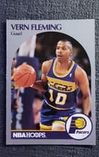 Vern Fleming 1990-91 Hoops Base Set card