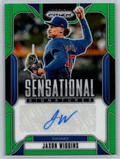 2025 Panini Prizm Sensational Signatures Jaxon Wiggins #SS-JW card