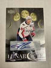 2025-26 SkyBox Metal Universe Lunar Cycle Auto John Carlson #LC-24 card