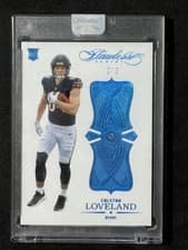 2025 Panini Flawless Anniversary Colston Loveland #7 card
