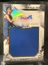 2024-25 Topps Inception Rookie Jumbo Relic Autographs Nikola Topić #RJR-NT card