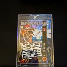 2025 Topps Chrome McDonald's All American Where Hype Becomes Legacy Caleb Wilson #HL-5 card