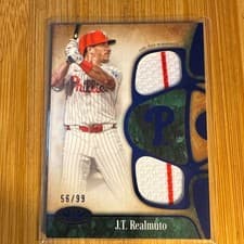 2026 Topps Tier One Tier One Relics J.T. Realmuto #T1R-JRE card