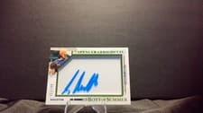 2025 Panini Boys of Summer Jumbo Acetate Signatures Spencer Arrighetti #5 card