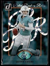 2025 Donruss Rated Rookies Retro Quinn Ewers #13 card