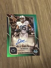 2025 Bowman University Chrome Chrome Prospect Autographs Luke Reynolds #BCA-LR card