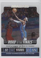 Shai Gilgeous-Alexander 2024-25 Hoops Road to the Finals First Round Recap card