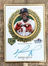 2025 Topps Gilded Collection Gilded Champions Autographs David Ortiz #GCH-DO card