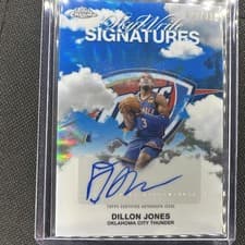 2025-26 Topps Chrome Sky Write Signatures Dillon Jones #SWS-DJ card