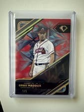 2025 Topps Diamond Icons Black PolychromatINK Autographs Greg Maddux #BPA-GM card