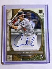 2025 Topps Museum Collection Archival Autographs Coby Mayo #AA-CM card