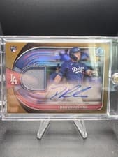 2025 Bowman Chrome Auto Relics Dalton Rushing #BCAR-DR card