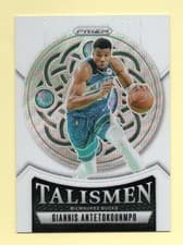 2024-25 Panini Prizm Talismen Giannis Antetokounmpo #12 card