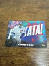 2025 Topps Plakata Sammy Sosa #PLAK-23 card