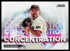 2025 Stadium Club Concentration Justin Verlander #C-18