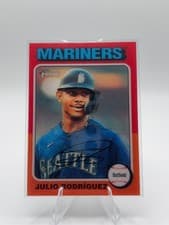 2024 Topps Heritage 1975 Topps In 3D Julio Rodríguez #753D-13 card