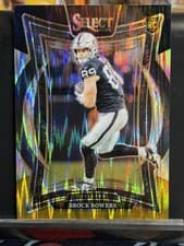 Brock Bowers 2024 Panini Select card