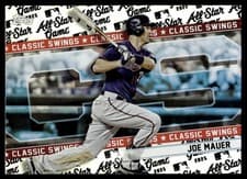 2025 Topps All Star Game Classic Swings Joe Mauer #CS-24 card